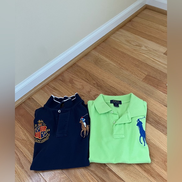 BUNDLE of POLO RALPH LAUREN short sleeve Polo shirt Boys. Size 8 (s/p) - Picture 5 of 8
